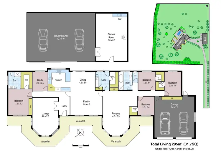 Floorplan of Homely house listing, 358 East West Road, Warragul VIC 3820