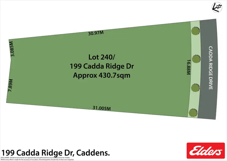 Floorplan of Homely land listing, 199 Cadda Ridge Drive, Caddens NSW 2747