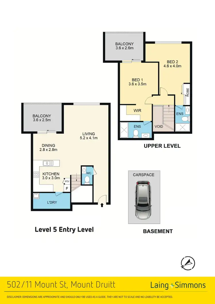 Floorplan of Homely unit listing, 502/11 Mount Street, Mount Druitt NSW 2770