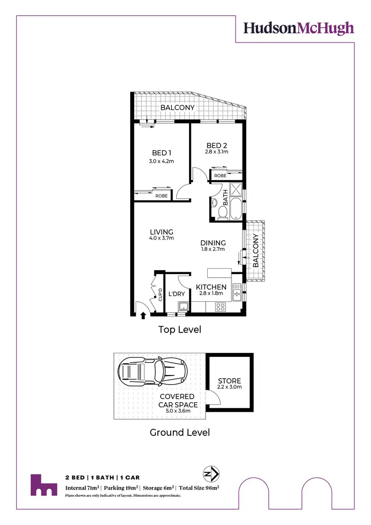 Floorplan of Homely unit listing, 11/51 Hay Street, Leichhardt NSW 2040