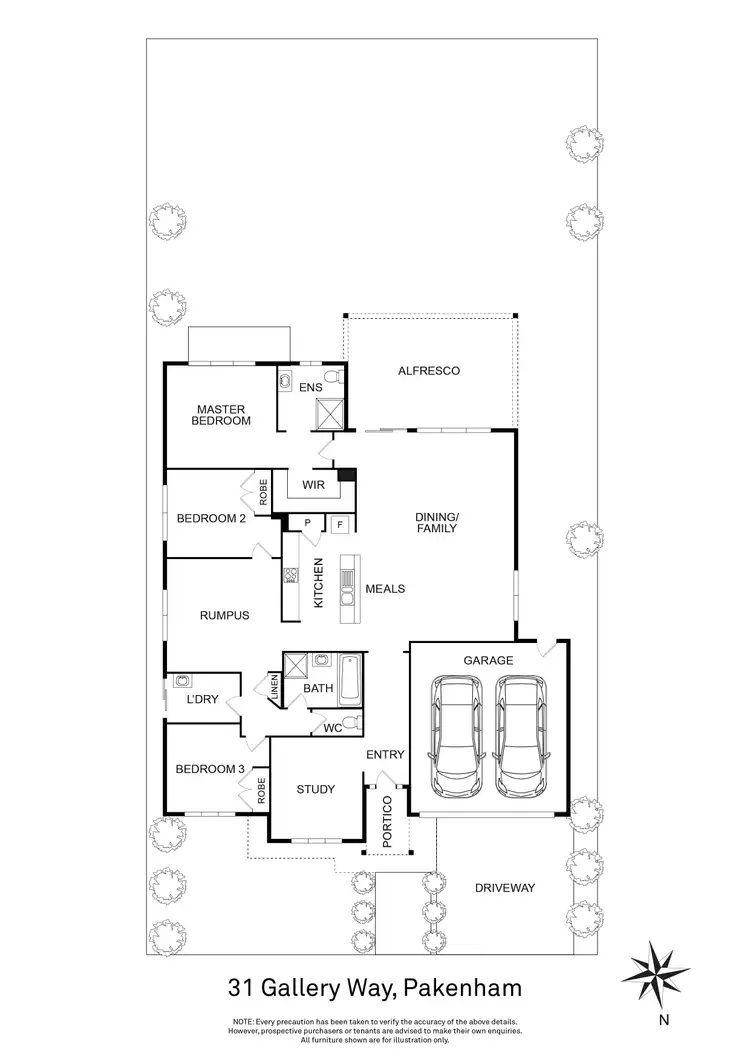 Floorplan of Homely house listing, 31 Gallery Way, Pakenham VIC 3810