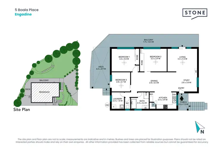 Floorplan of Homely house listing, 5 Boala Place, Engadine NSW 2233