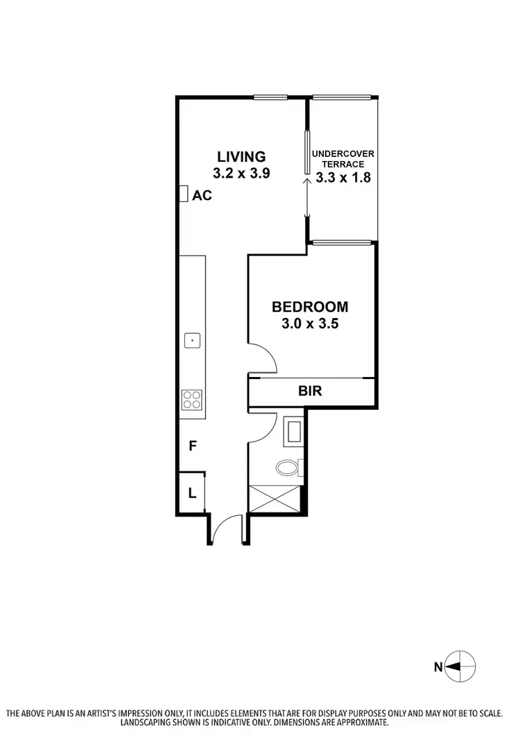 Floorplan of Homely apartment listing, 2.04/81 Argyle Street, Fitzroy VIC 3065