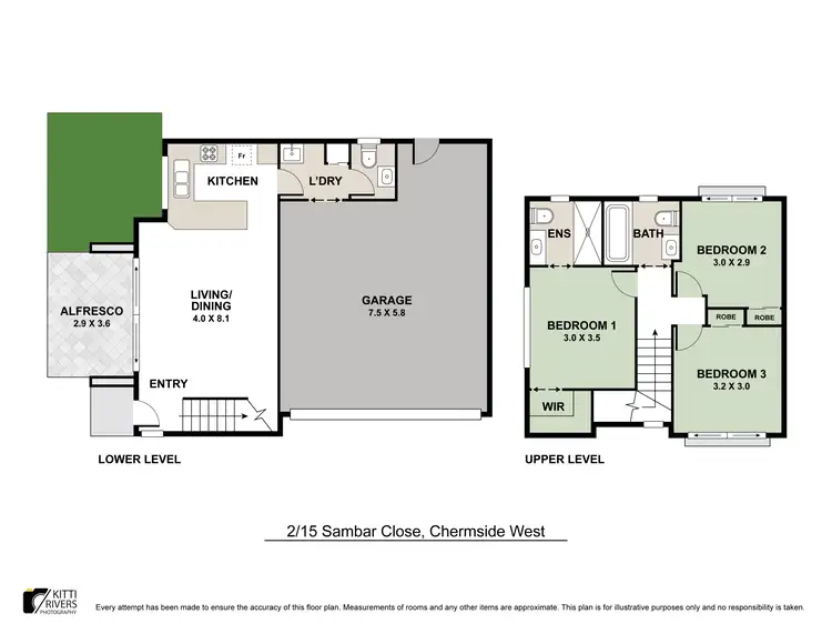 Floorplan of Homely townhouse listing, 2/15 Sambar Close, Chermside West QLD 4032