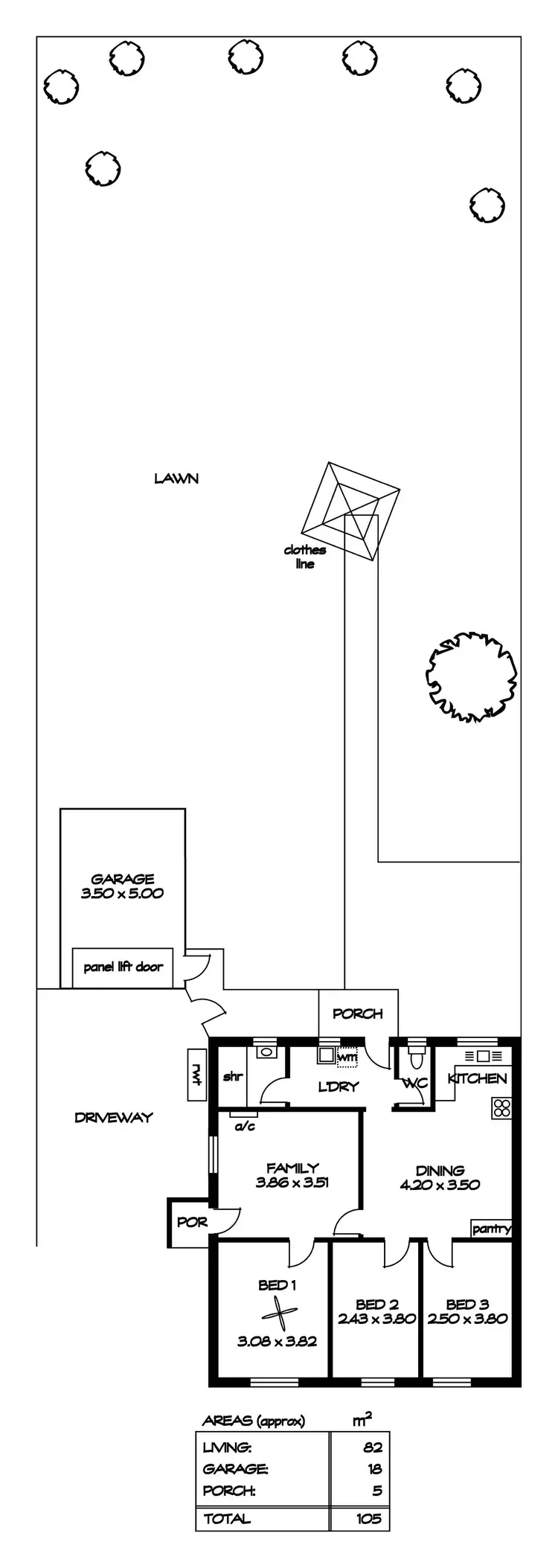 Floorplan of Homely house listing, 33 Cullford Avenue, Klemzig SA 5087