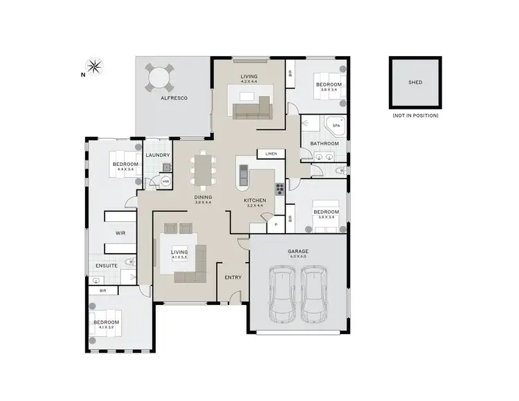 Floorplan of Homely house listing, 29 Comice Place, Newnham TAS 7248