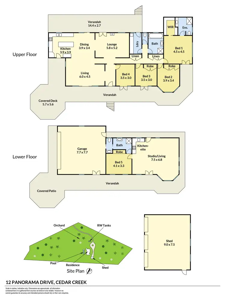 Floorplan of Homely house listing, 12 Panorama Drive, Cedar Creek QLD 4520