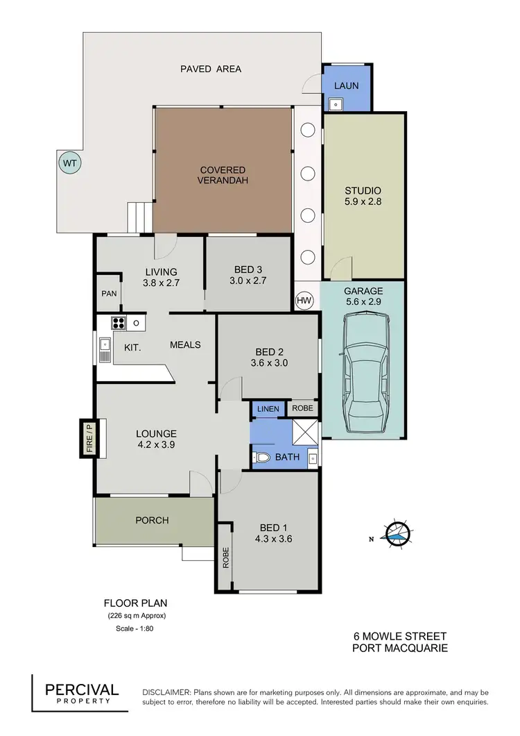 Floorplan of Homely house listing, 6 Mowle Street, Port Macquarie NSW 2444