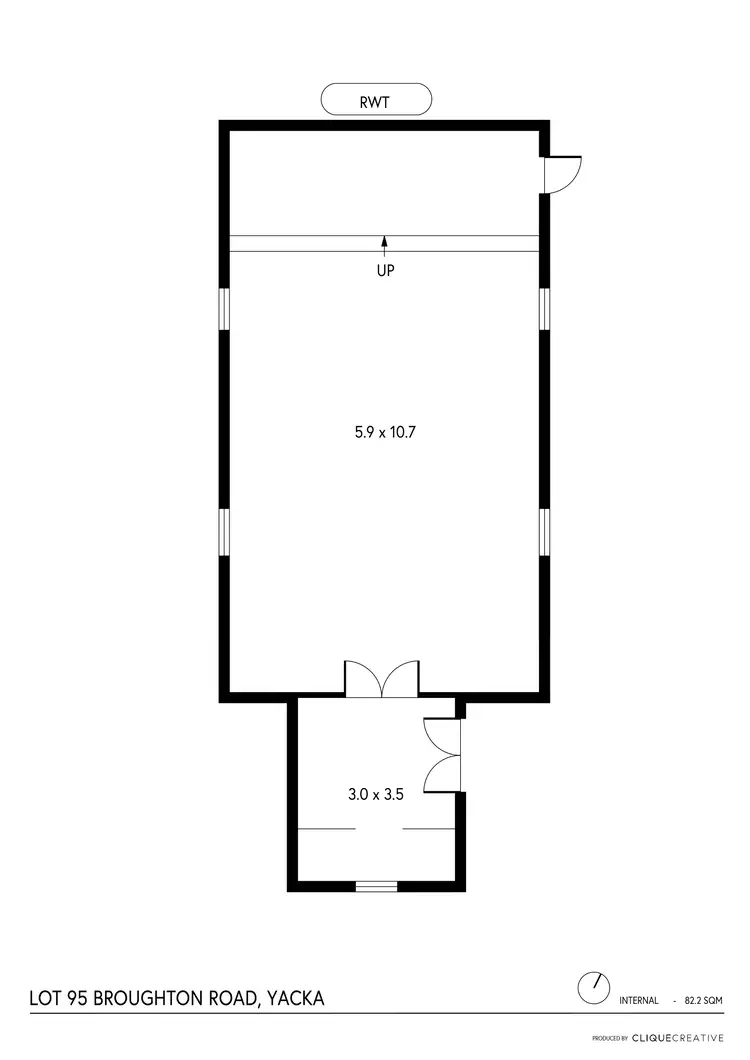 Floorplan of Homely rural property listing, Lot 95 Broughton Road, Yacka SA 5470