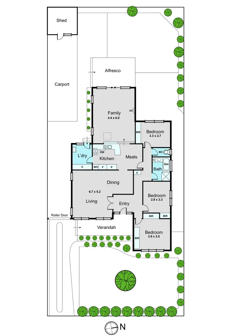 Floorplan of Homely house listing, 33 Axford Crescent, Oakleigh South VIC 3167