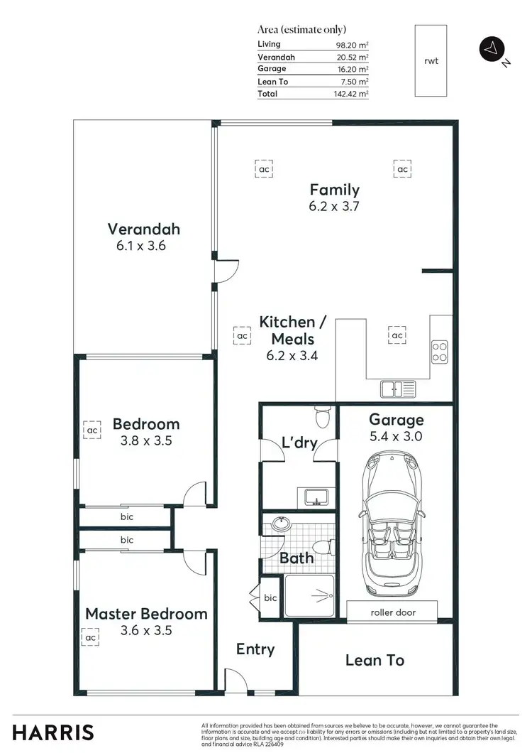 Floorplan of Homely unit listing, 9/17 Markham Avenue, Enfield SA 5085