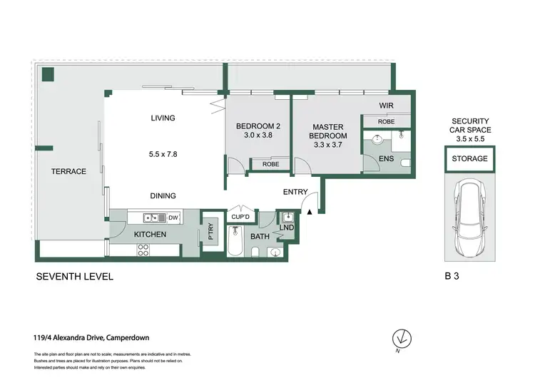 Floorplan of Homely apartment listing, 119/4 Alexandra Drive, Camperdown NSW 2050