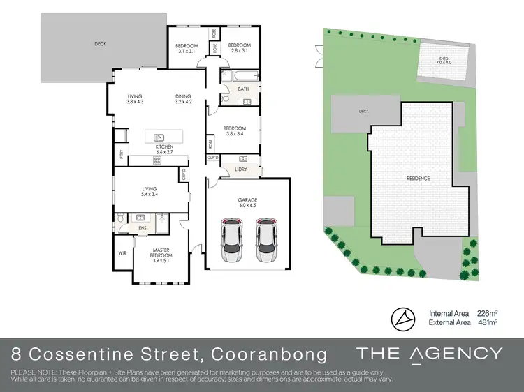 Floorplan of Homely house listing, 8 Cossentine Street, Cooranbong NSW 2265
