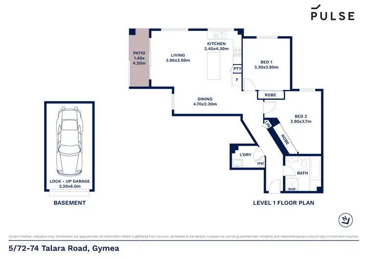 Floorplan of Homely unit listing, 5/72-74 Talara Road, Gymea NSW 2227