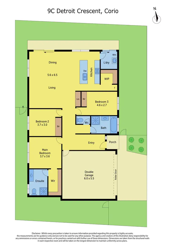 Floorplan of Homely house listing, 9C Detroit Crescent, Corio VIC 3214