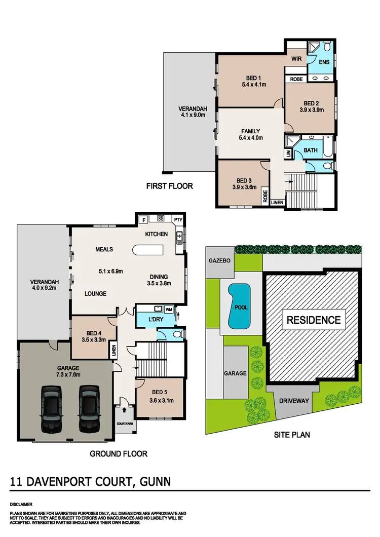 Floorplan of Homely house listing, 11 Davenport Court, Gunn NT 832