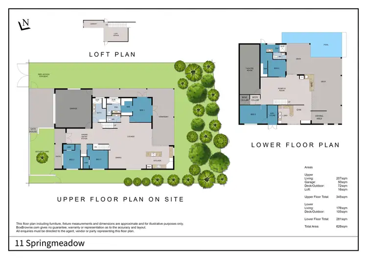 Floorplan of Homely house listing, 11 Springmeadow Close, Brinsmead QLD 4870