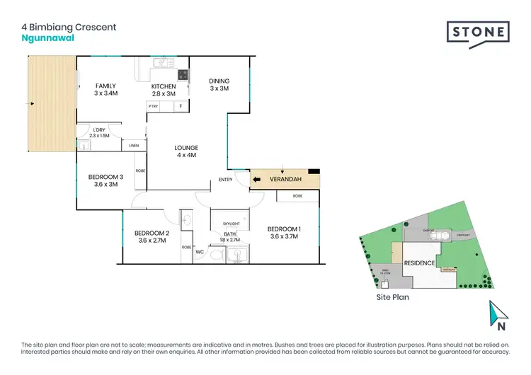 Floorplan of Homely house listing, 4 Bimbiang Crescent, Ngunnawal ACT 2913