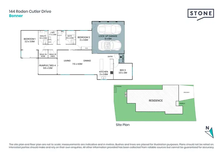 Floorplan of Homely house listing, 144 Roden Cutler Drive, Bonner ACT 2914
