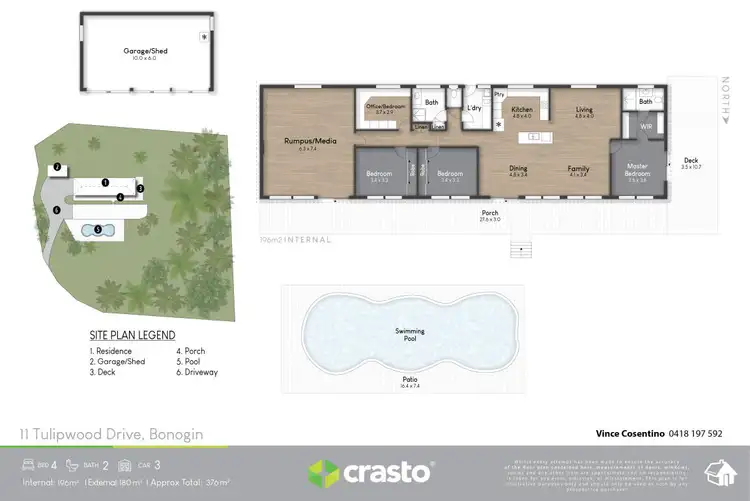 Floorplan of Homely house listing, 11-23 Tulipwood Drive, Bonogin QLD 4213