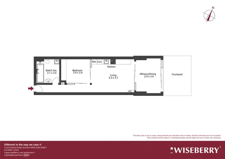 Floorplan of Homely unit listing, 204/21-23 Enmore Road, Newtown NSW 2042