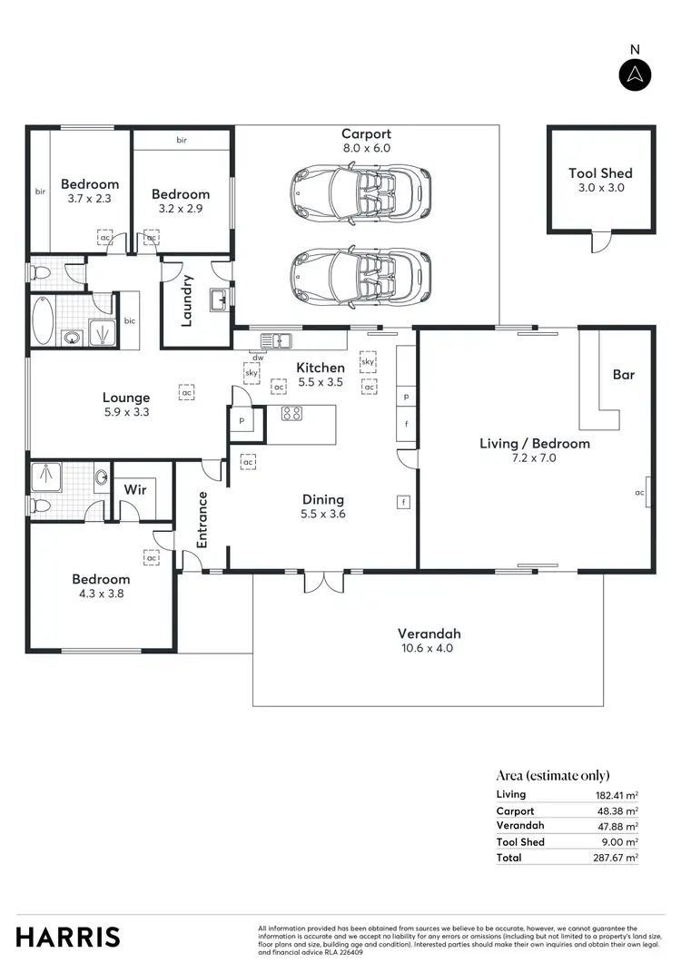 Floorplan of Homely house listing, 21 Gum Grove, Belair SA 5052
