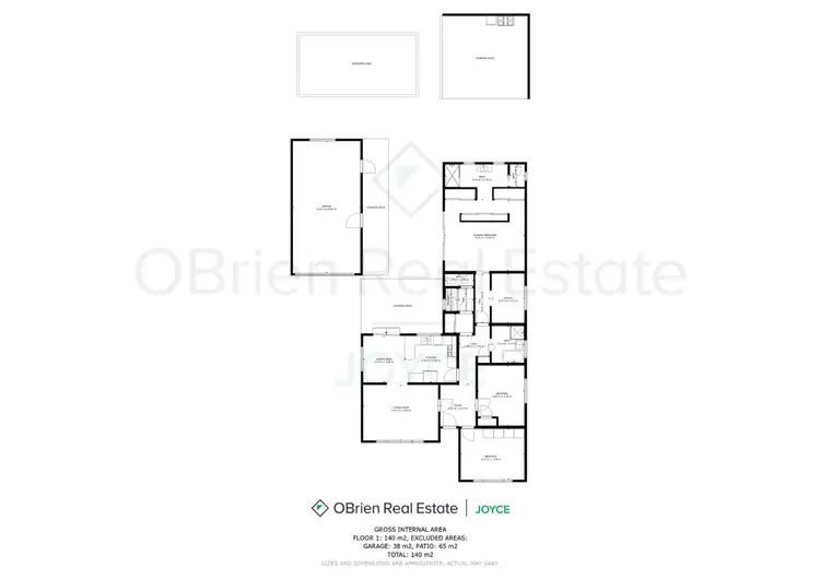 Floorplan of Homely house listing, 1 Belle Avenue, Wangaratta VIC 3677