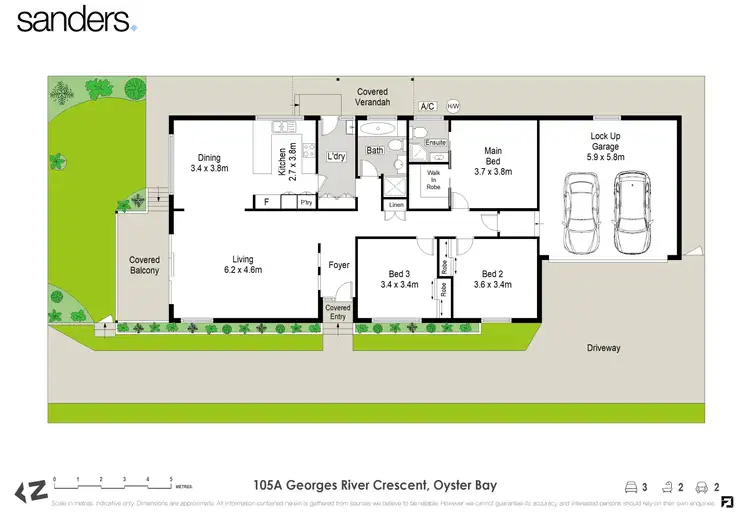 Floorplan of Homely house listing, 105A Georges River Crescent, Oyster Bay NSW 2225