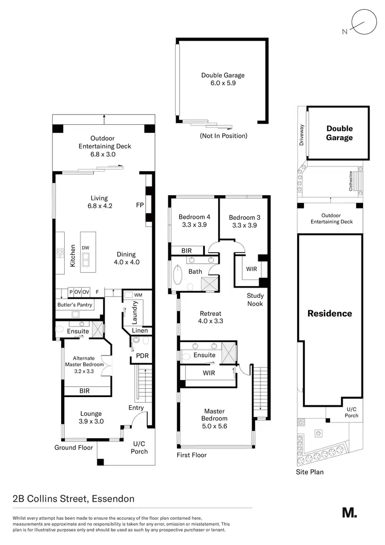 Floorplan of Homely house listing, 2B Collins Street, Essendon VIC 3040