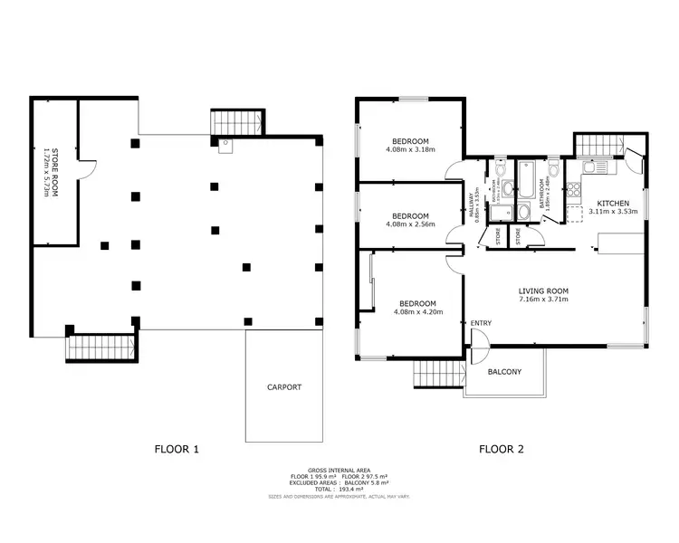 Floorplan of Homely house listing, 74 Morehead Street, Bungalow QLD 4870
