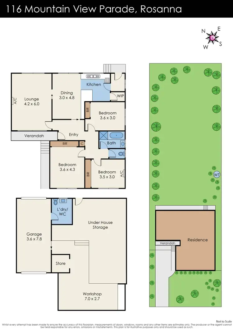 Floorplan of Homely house listing, 116 Mountain View Parade, Rosanna VIC 3084