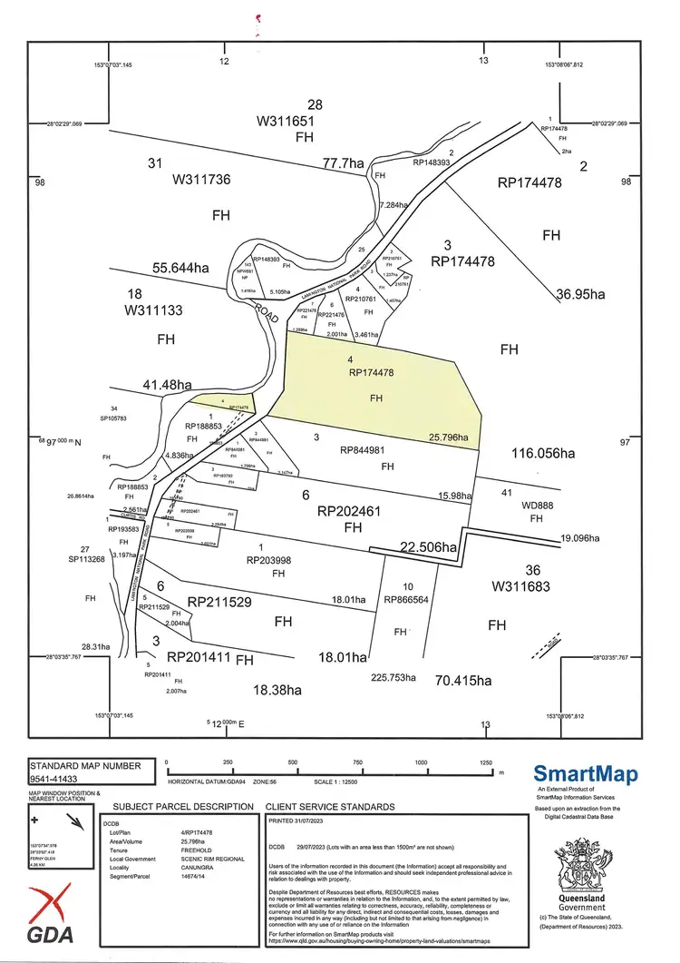 Floorplan of Homely rural property listing, 593 Lamington National Park Road, Canungra QLD 4275