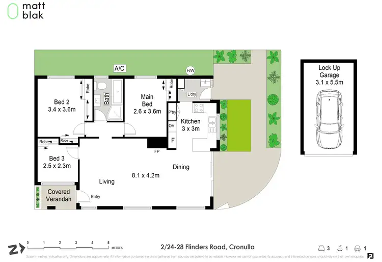 Floorplan of Homely villa listing, 2/24-28 Flinders Road, Cronulla NSW 2230