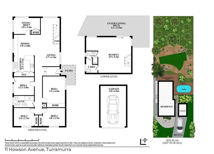 Floorplan of Homely house listing, 11 Howson Avenue, Turramurra NSW 2074
