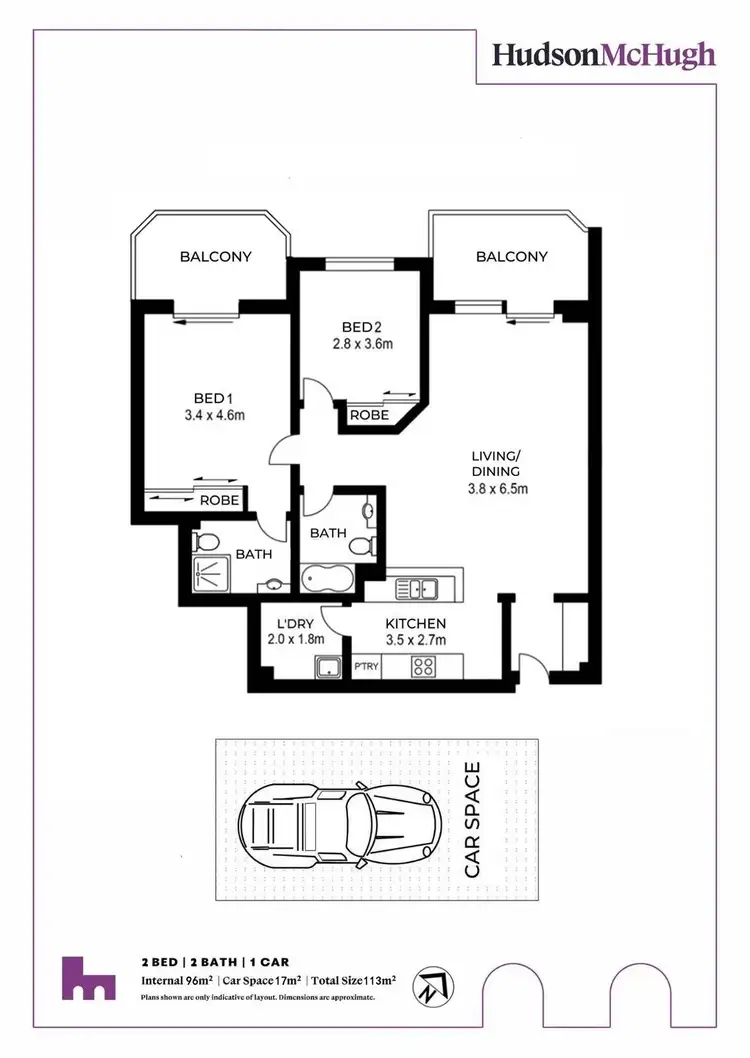 Floorplan of Homely unit listing, 27/393 Liverpool Road, Ashfield NSW 2131
