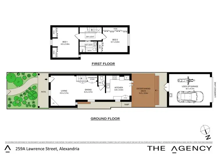 Floorplan of Homely house listing, 259A Lawrence Street, Alexandria NSW 2015