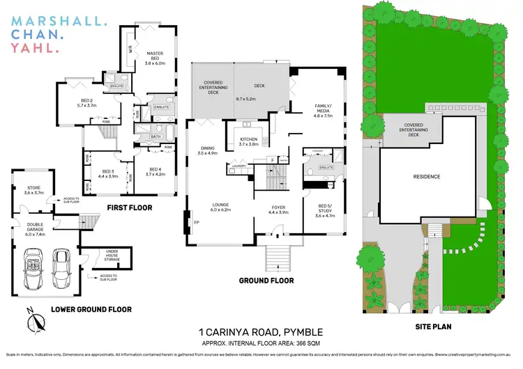 Floorplan of Homely house listing, 1 Carinya Road, Pymble NSW 2073