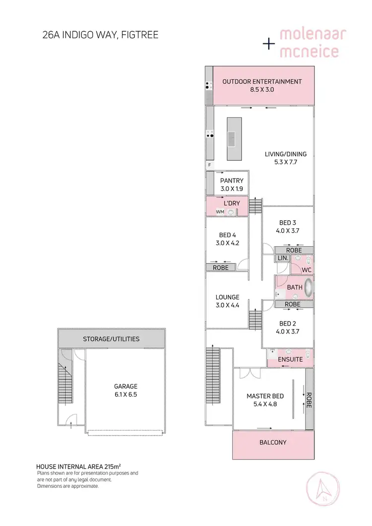 Floorplan of Homely house listing, 26A Indigo Way, Figtree NSW 2525