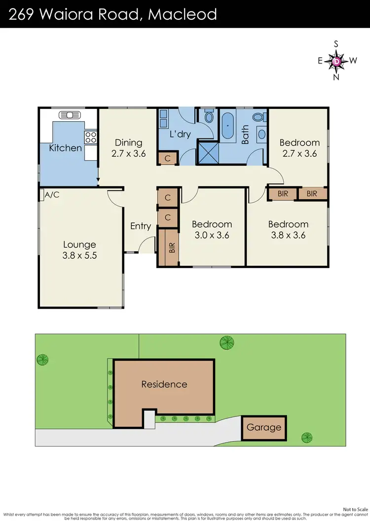 Floorplan of Homely house listing, 269 Waiora Road, Macleod VIC 3085