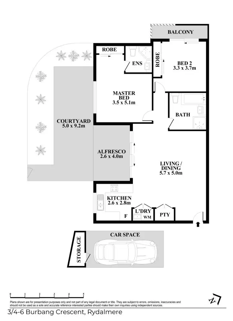 Floorplan of Homely unit listing, 3/4-6 Burbang Crescent, Rydalmere NSW 2116