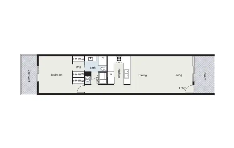 Floorplan of Homely apartment listing, 29/38 Canberra Avenue, Forrest ACT 2603