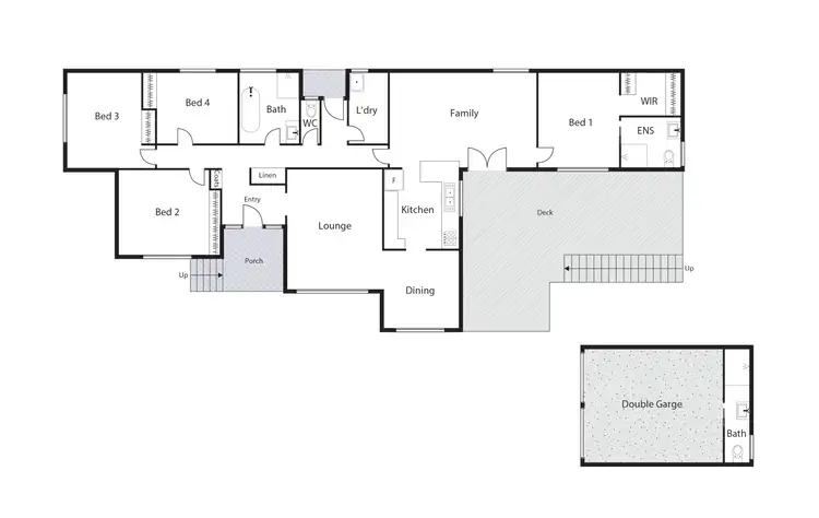 Floorplan of Homely house listing, 6 Yolla Place, Lyons ACT 2606
