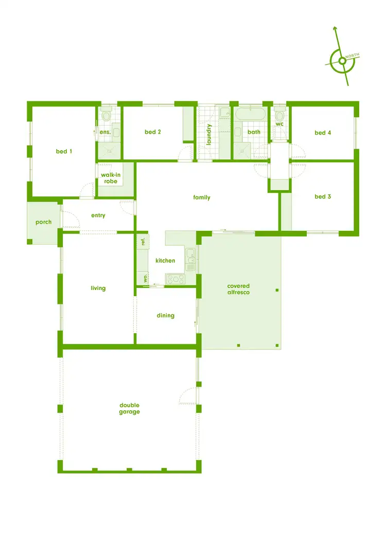 Floorplan of Homely house listing, 4 Coghill Close, Kambah ACT 2902