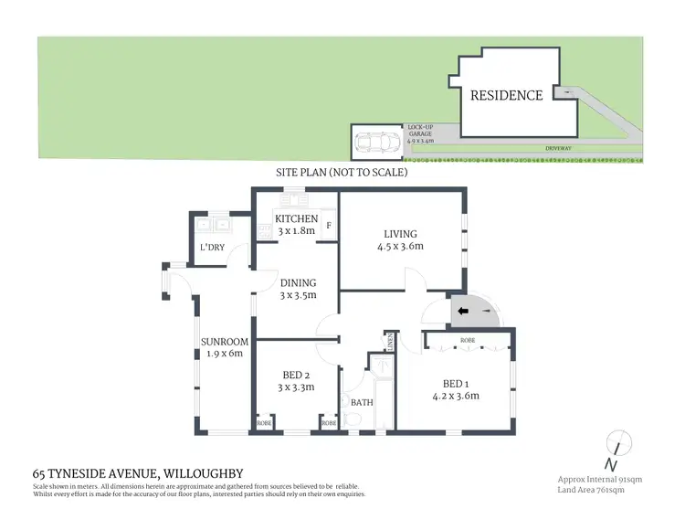 Floorplan of Homely house listing, 65 Tyneside Avenue, Willoughby NSW 2068