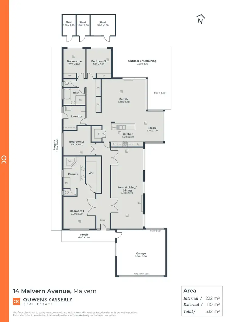 Floorplan of Homely house listing, 14 Malvern Avenue, Malvern SA 5061