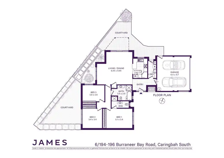 Floorplan of Homely villa listing, 6/194-196 Burraneer Bay Road, Caringbah South NSW 2229