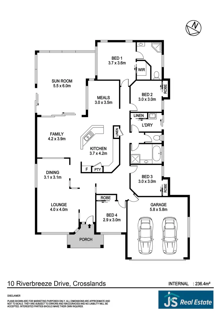 Floorplan of Homely house listing, 10 Riverbreeze Drive, Wauchope NSW 2446