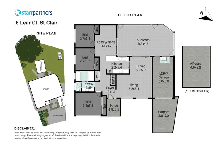 Floorplan of Homely house listing, 6 Lear Close, St Clair NSW 2759