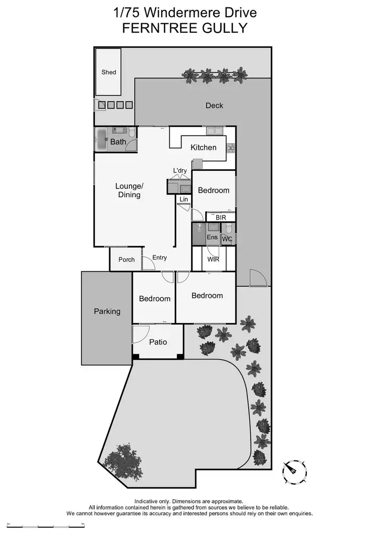 Floorplan of Homely house listing, 1/75 Windermere Drive, Ferntree Gully VIC 3156