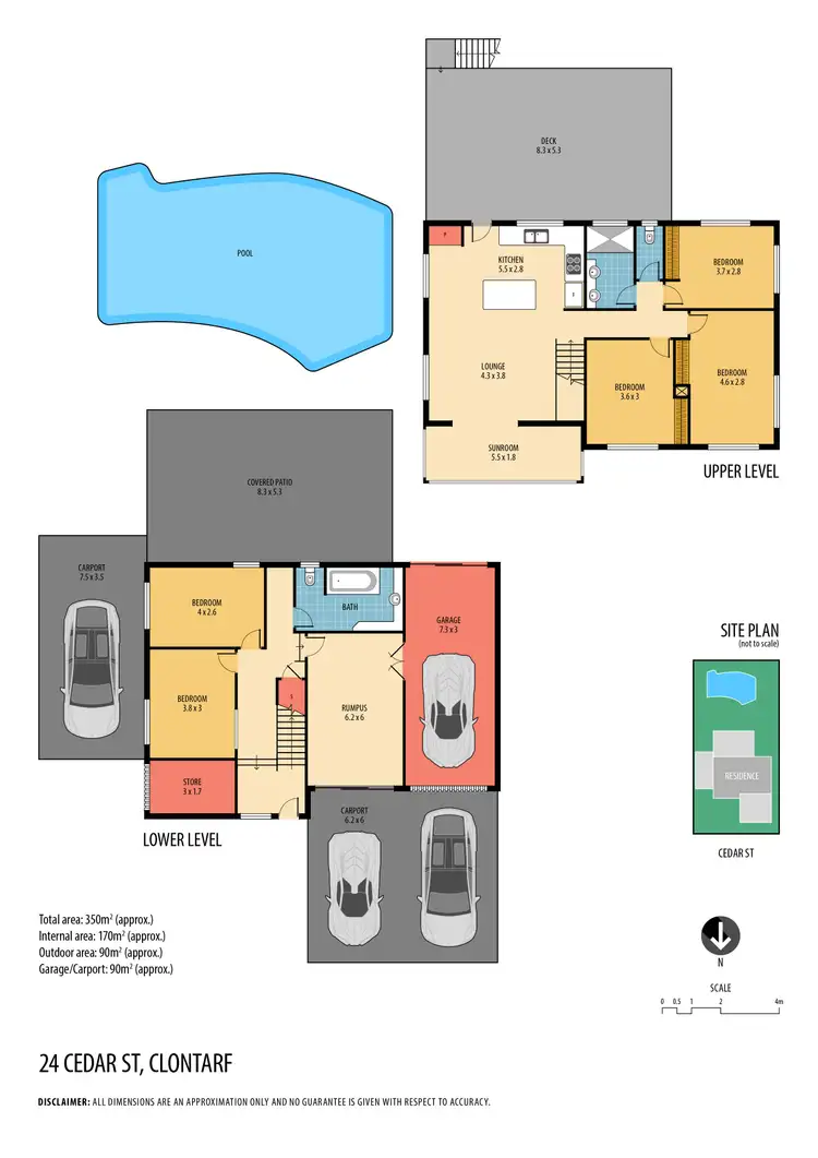 Floorplan of Homely house listing, 24 Cedar Street, Clontarf QLD 4019